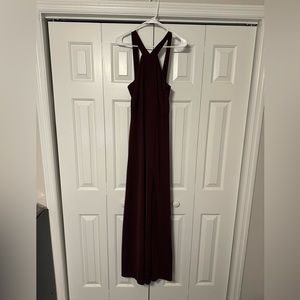 Birdy grey bridesmaid dress in Cabernet